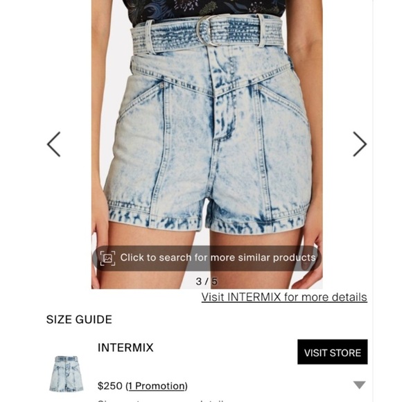 New Magali Pascal Jagger Shorts High Rise Acid Wash Hippie Festival 70 90s Y2K - Picture 3 of 16